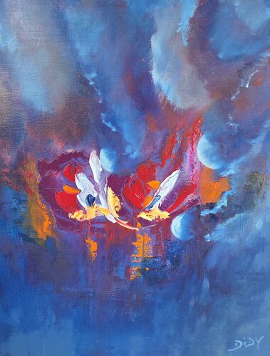 Costellazione in movimento by Didy, Painting for Sale on Select