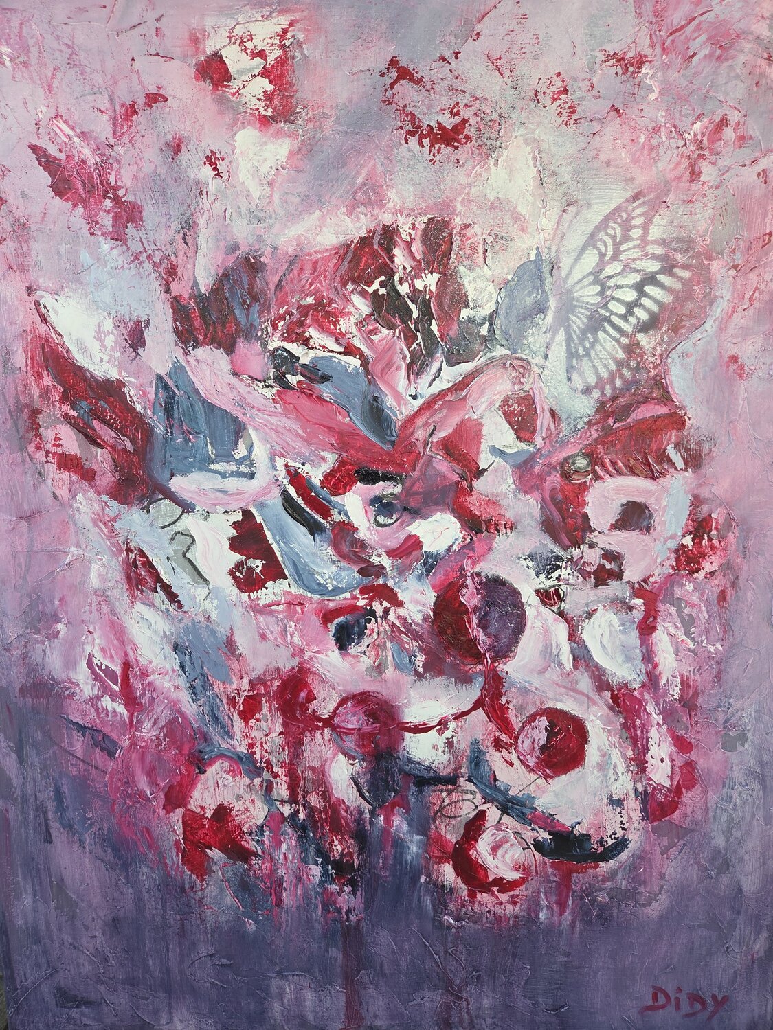 Cuore Irregolare Didy Original painting for sale