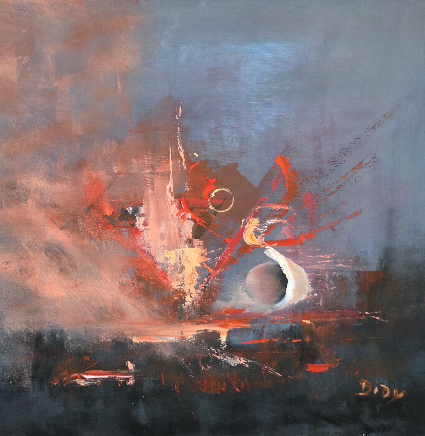 Punto di collisione Didy Original painting for sale
