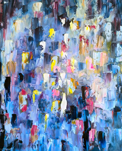Night City by Maria Slynko, Painting for Sale on Select