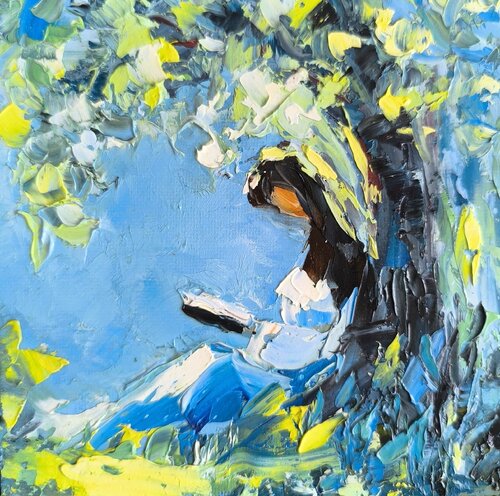 Looking for the summer by Maria Slynko, Painting for Sale on Select