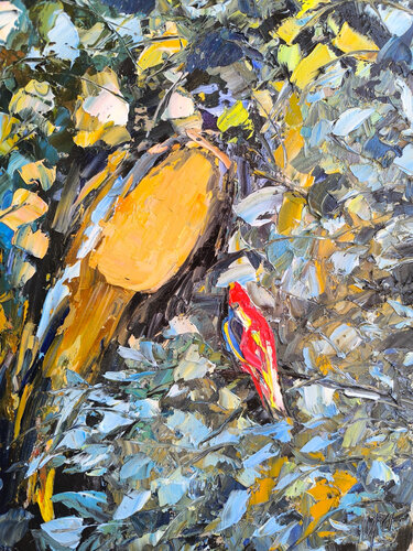 A bird by Maria Slynko, Painting for Sale on Select