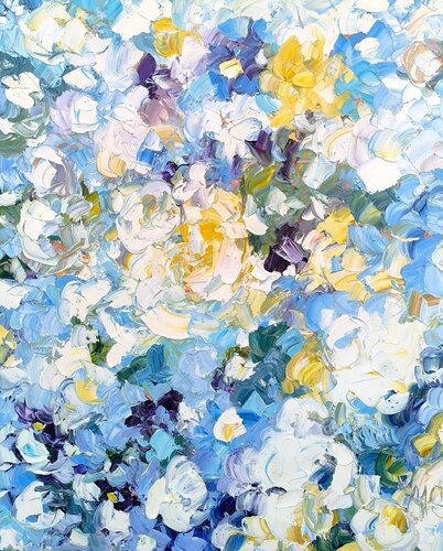 Blue Blossom von Maria Slynko, Malerei kaufen auf Select