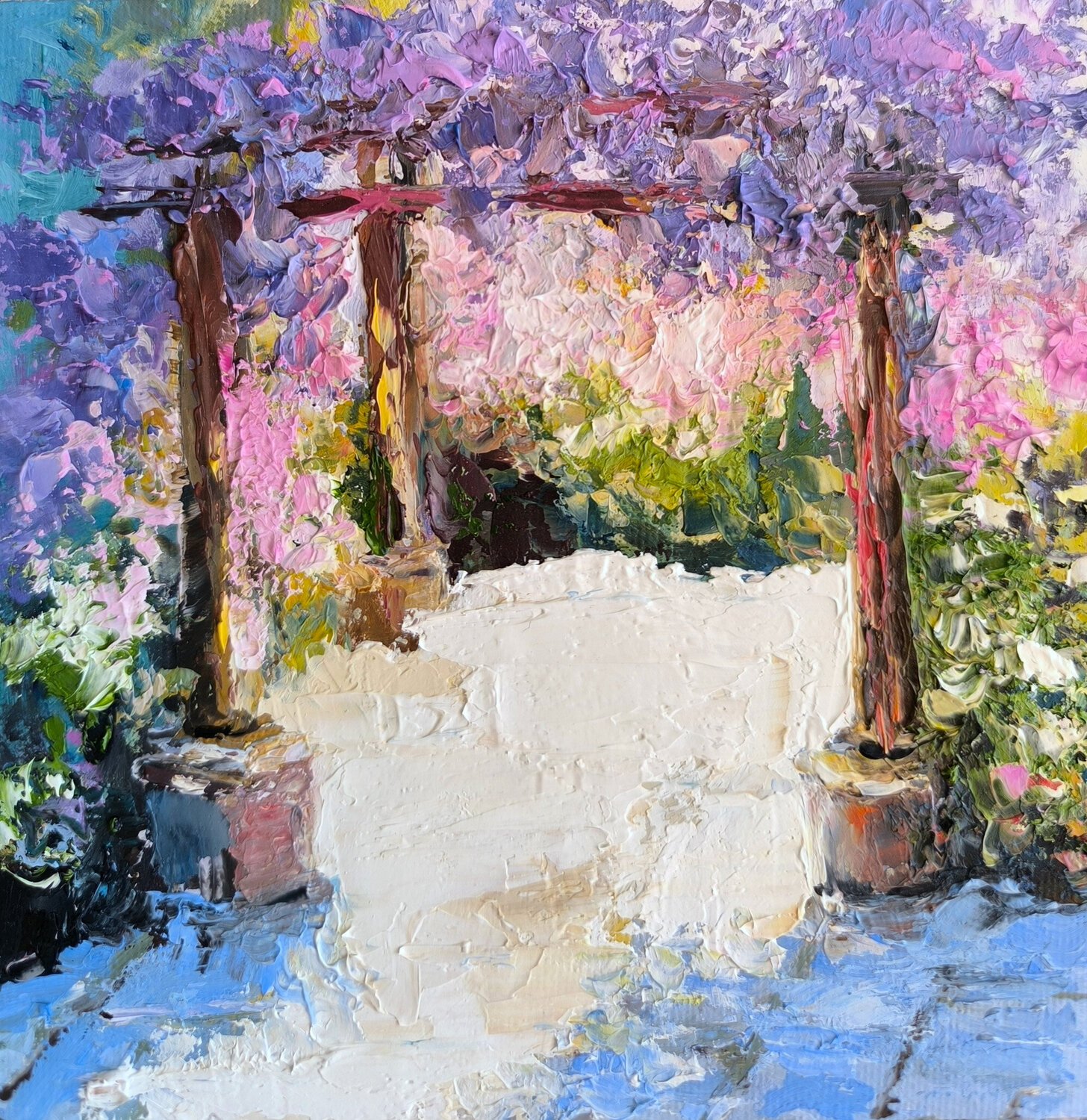 Bougainvillea Maria Slynko Original painting for sale
