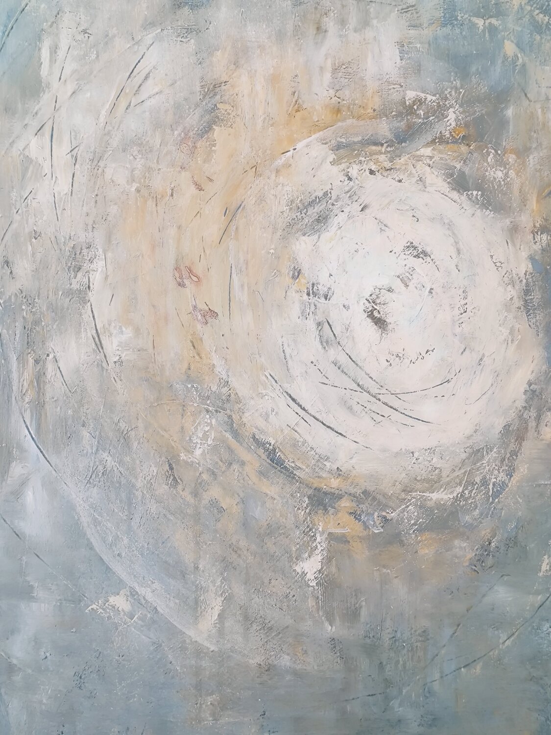Touch of Silence Maria Slynko Original painting for sale
