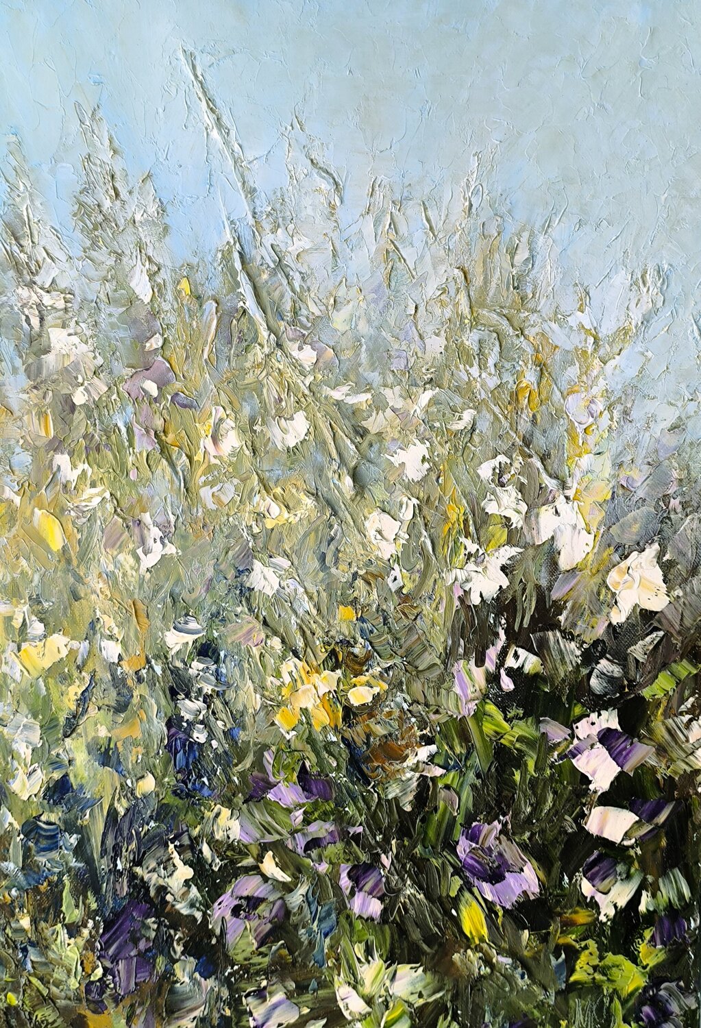 Wild Bloom Maria Slynko Original painting for sale