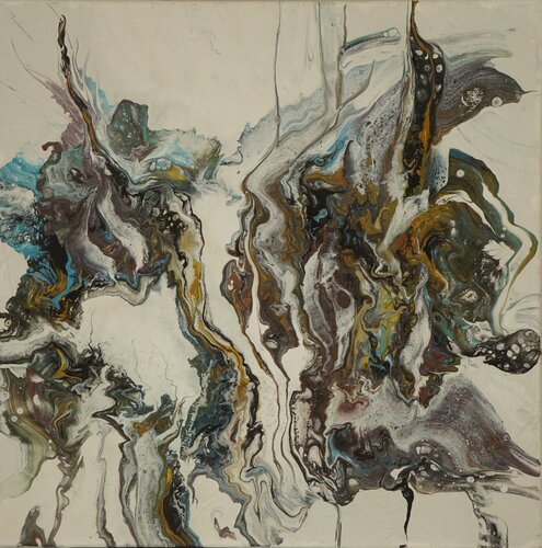Traumtänze(r) 5 by Waltraud Hubinger, Painting for Sale on Select