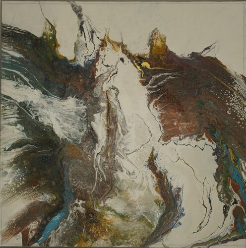 Traumtänze(r) 7 by Waltraud Hubinger, Painting for Sale on Select