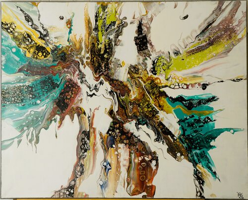 impulsiv 1 by Waltraud Hubinger, Painting for Sale on Select