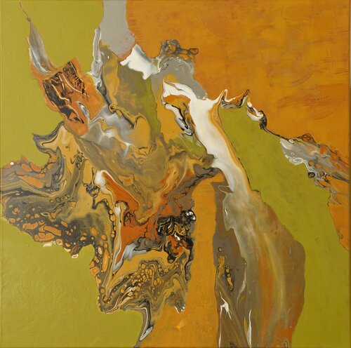 anderswo 1 - elsewhere 1 by Waltraud Hubinger, Painting for Sale on Select