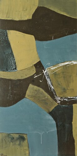 ÜberBrücken 4 by Waltraud Hubinger, Painting for Sale on Select