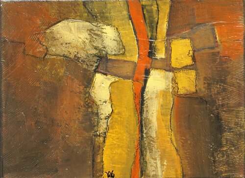 ÜberBrücken 7 by Waltraud Hubinger, Painting for Sale on Select