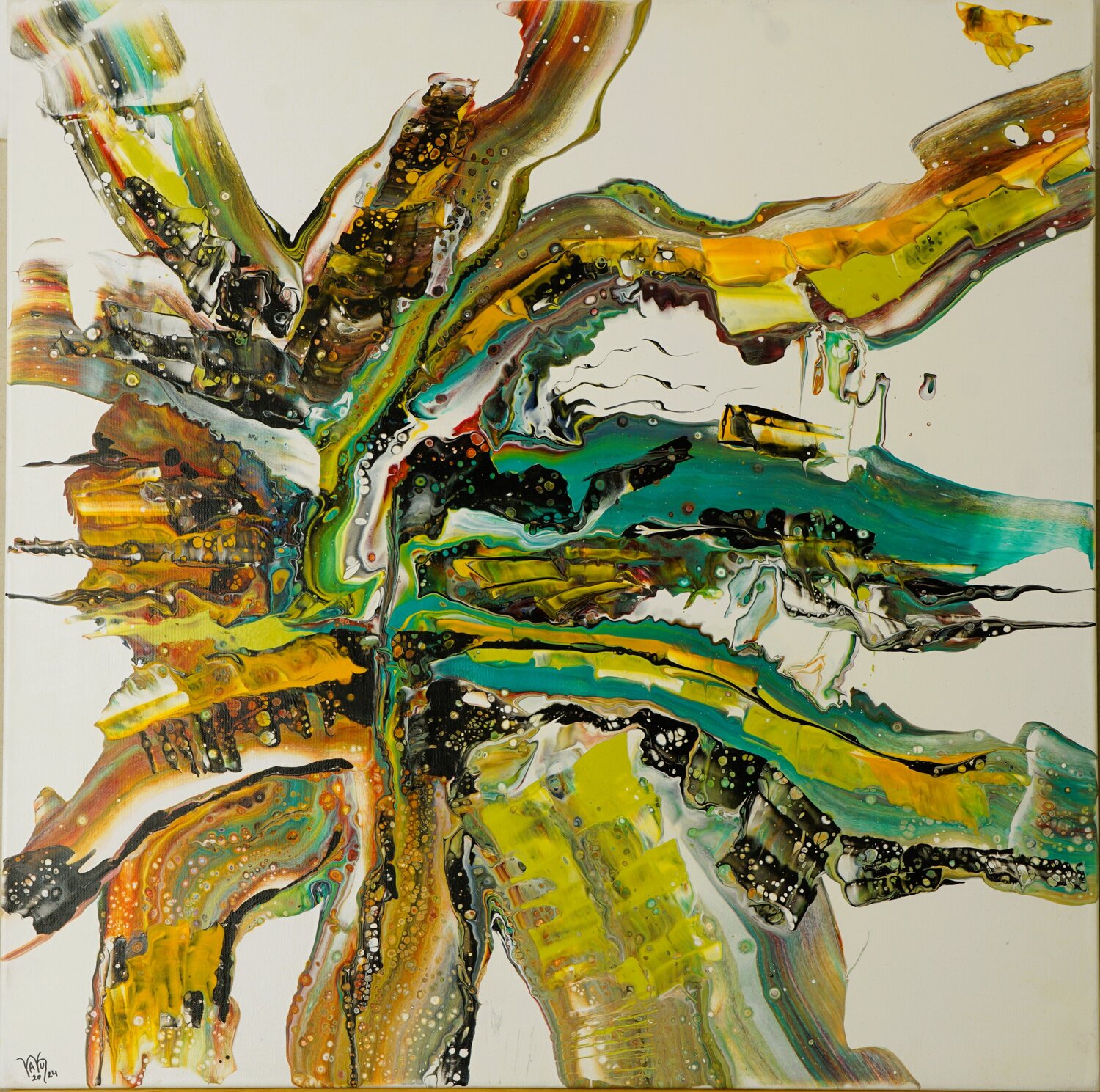 impulsiv 3 Waltraud Hubinger Original painting for sale