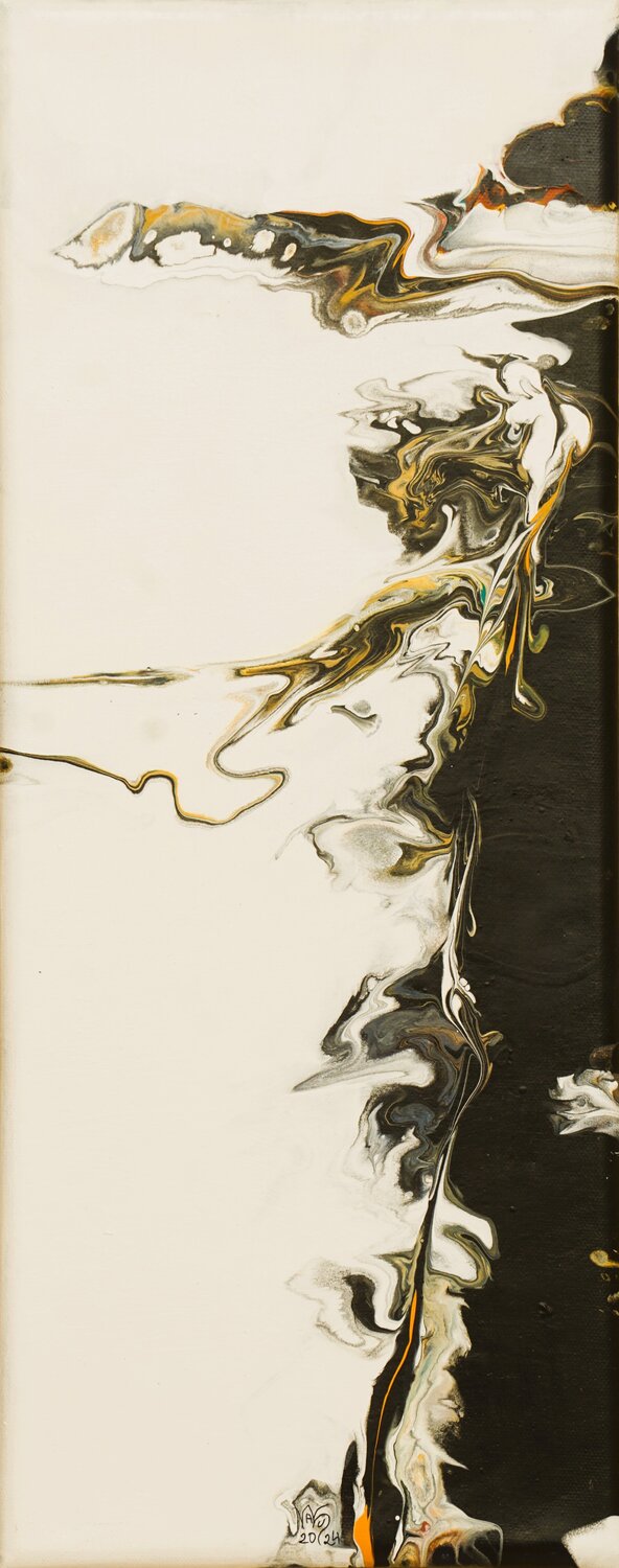 Wintertraum 1 Waltraud Hubinger Original painting for sale