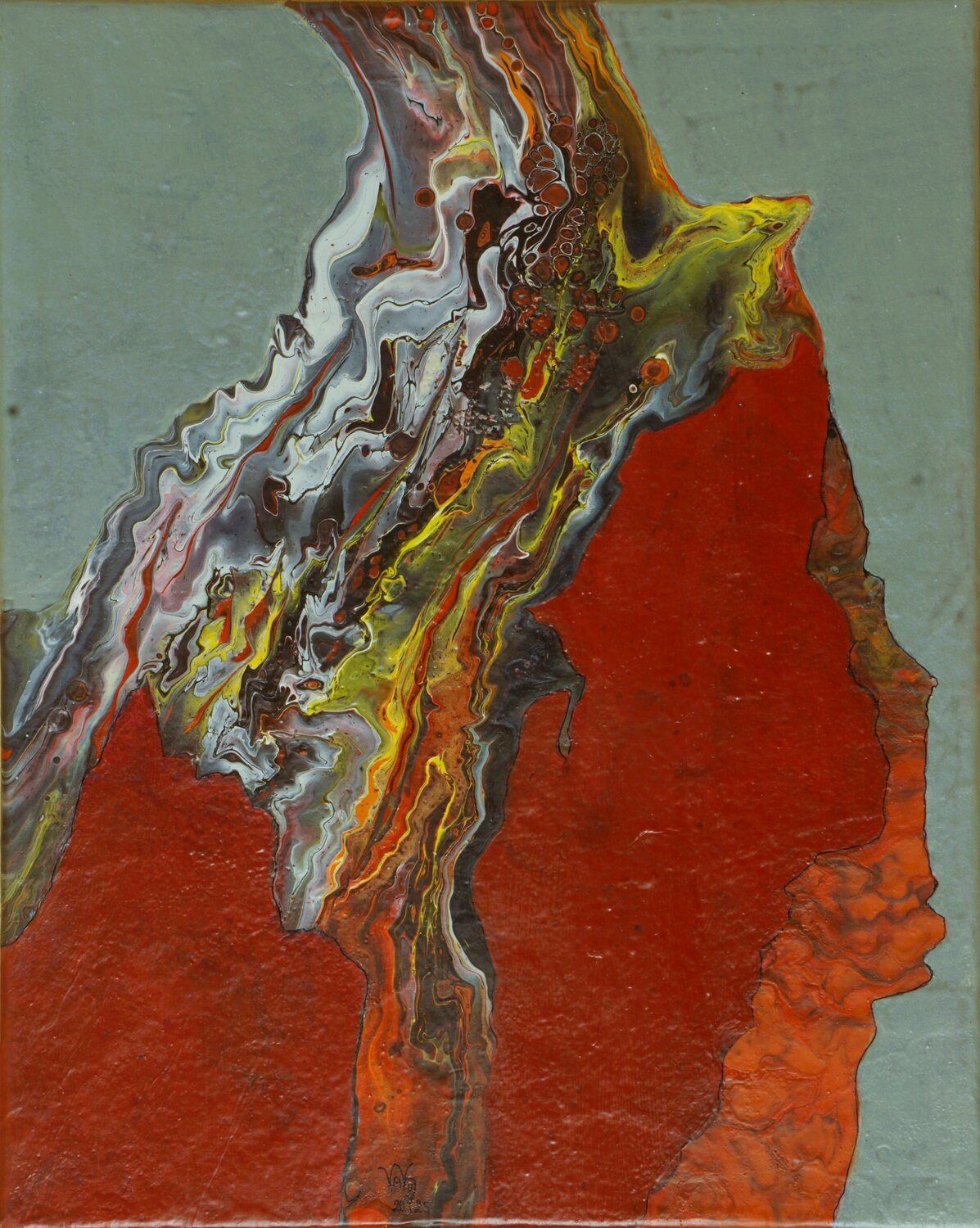 irgendwo - somewhere 7 Waltraud Hubinger Original painting for sale