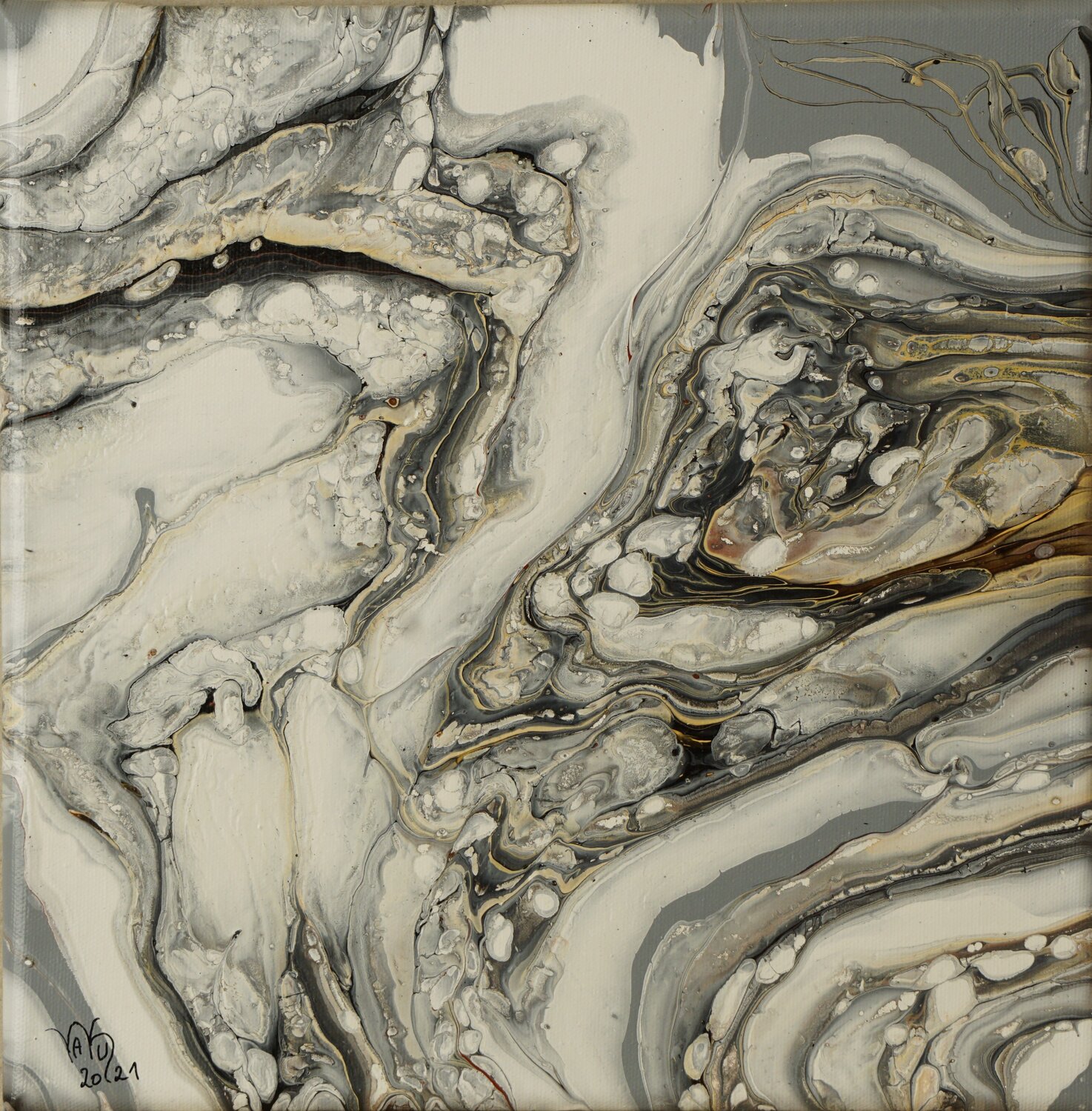 Verborgen 1 Waltraud Hubinger Original painting for sale