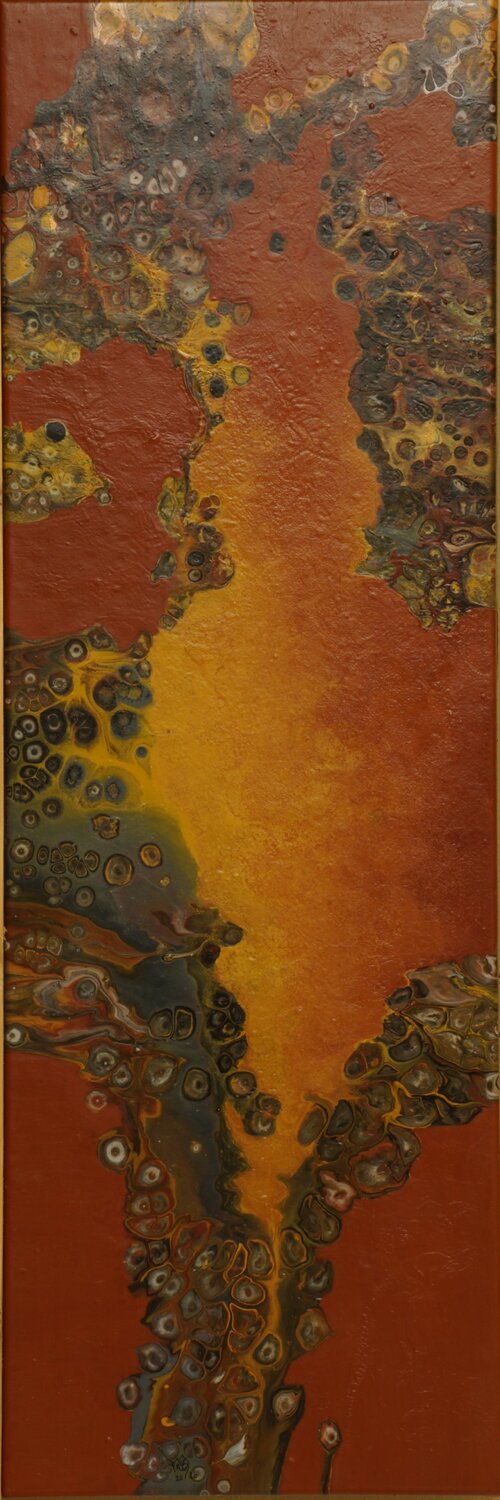 losgelöst 2 Waltraud Hubinger Original painting for sale