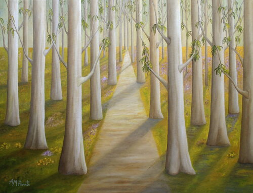 The Smooth Summer Light by Angeles M. Pomata, Painting for Sale on Select