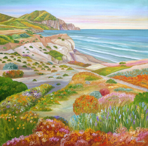 Days Of The Rising Tide by Angeles M. Pomata, Painting for Sale on Select