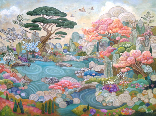 Big Calm by Angeles M. Pomata, Painting for Sale on Select