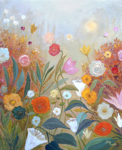 Highlights In The Mist by Angeles M. Pomata, Painting for Sale on Select