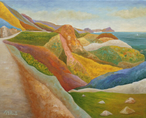 Summer Round The Corner by Angeles M. Pomata, Painting for Sale on Select