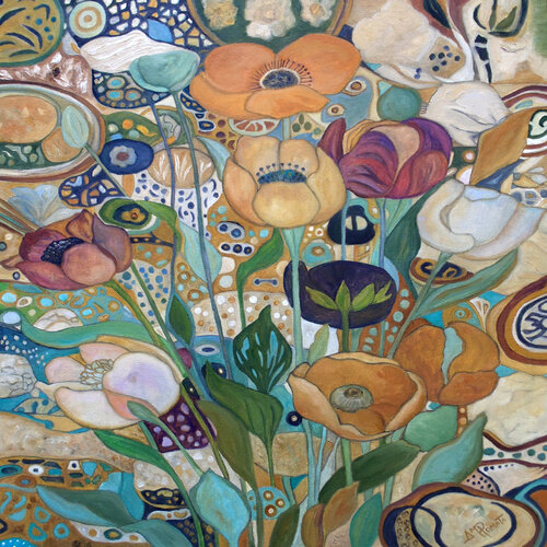 Bouquet In Time by Angeles M. Pomata, Painting for Sale on Select