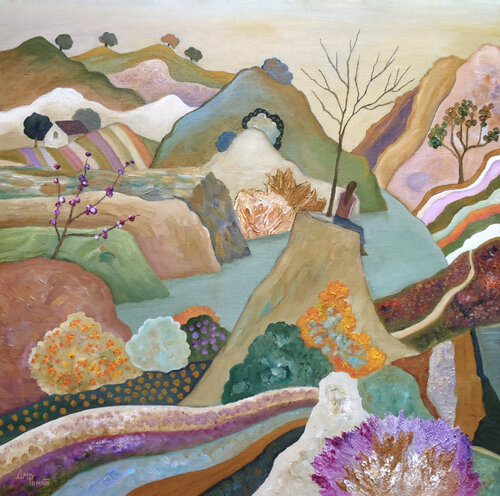 Take My Chances by Angeles M. Pomata, Painting for Sale on Select