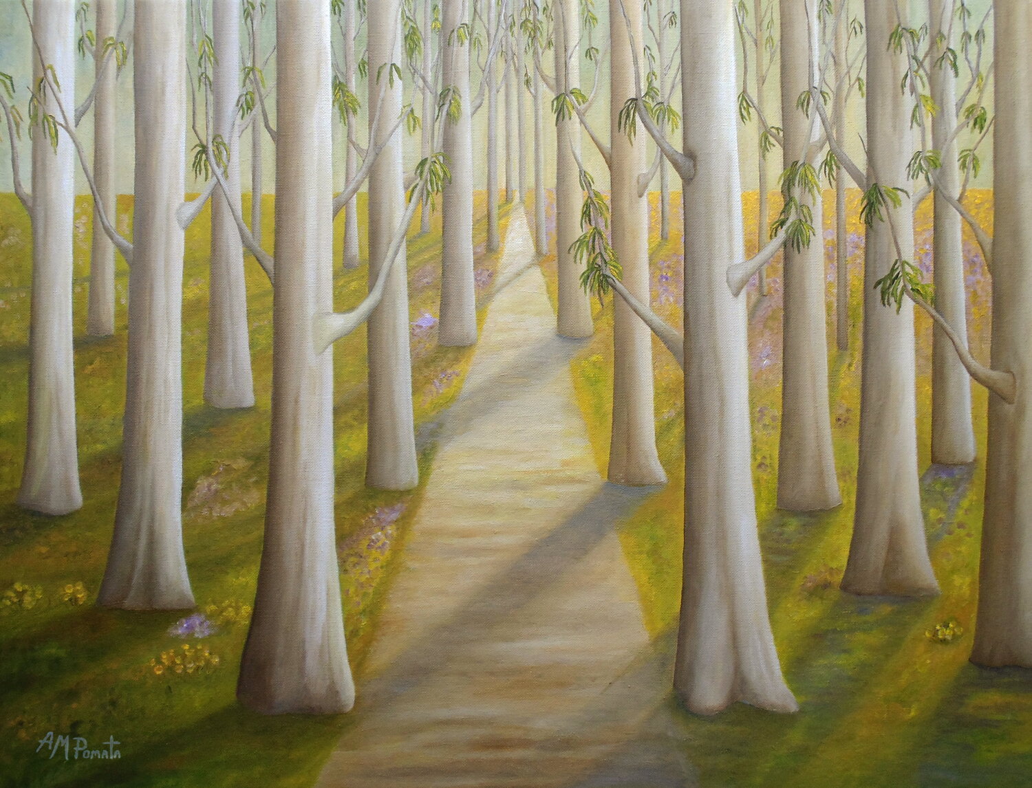 The Smooth Summer Light Angeles M. Pomata Original painting for sale