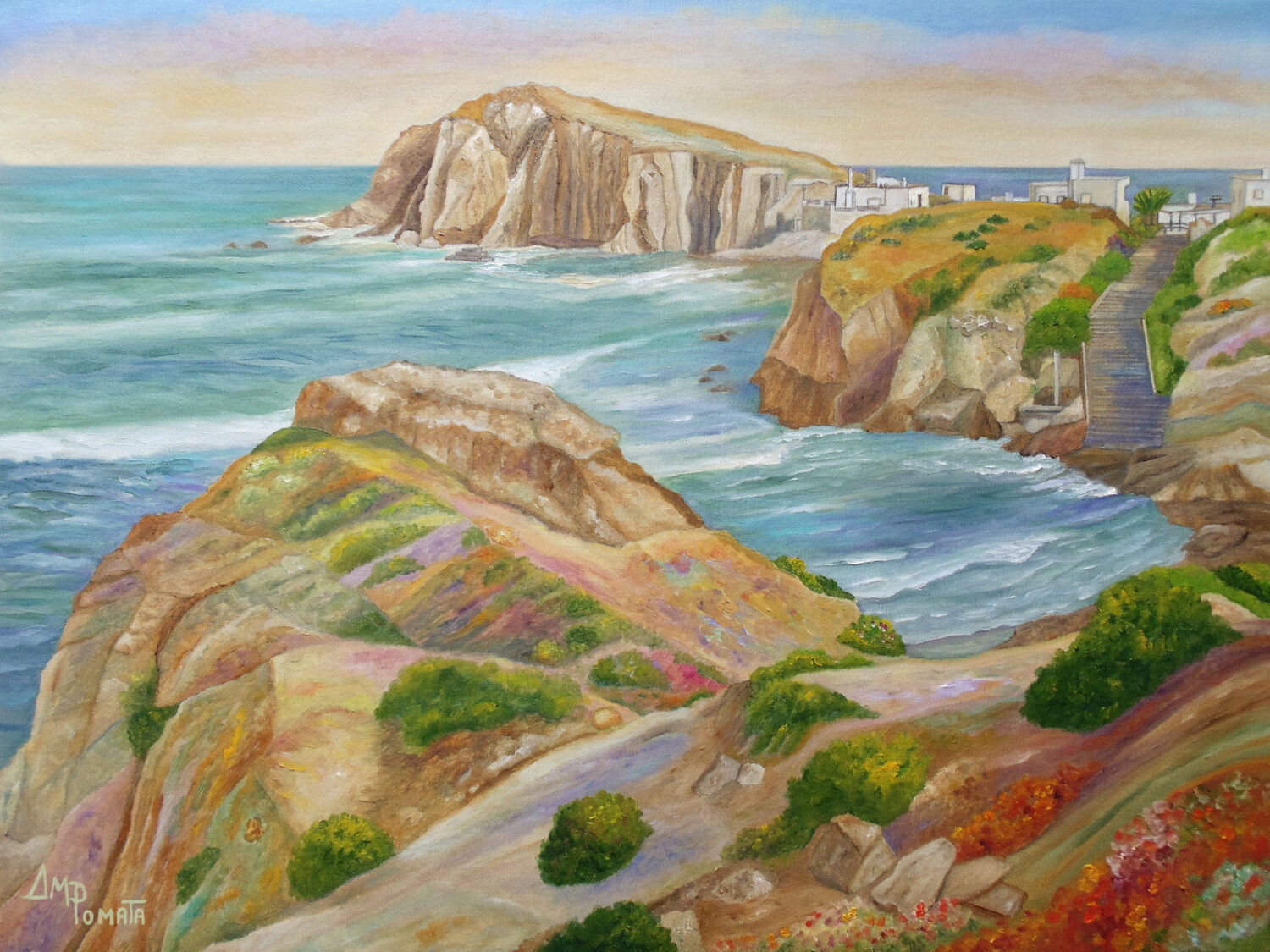 Wane Of August Angeles M. Pomata Original painting for sale