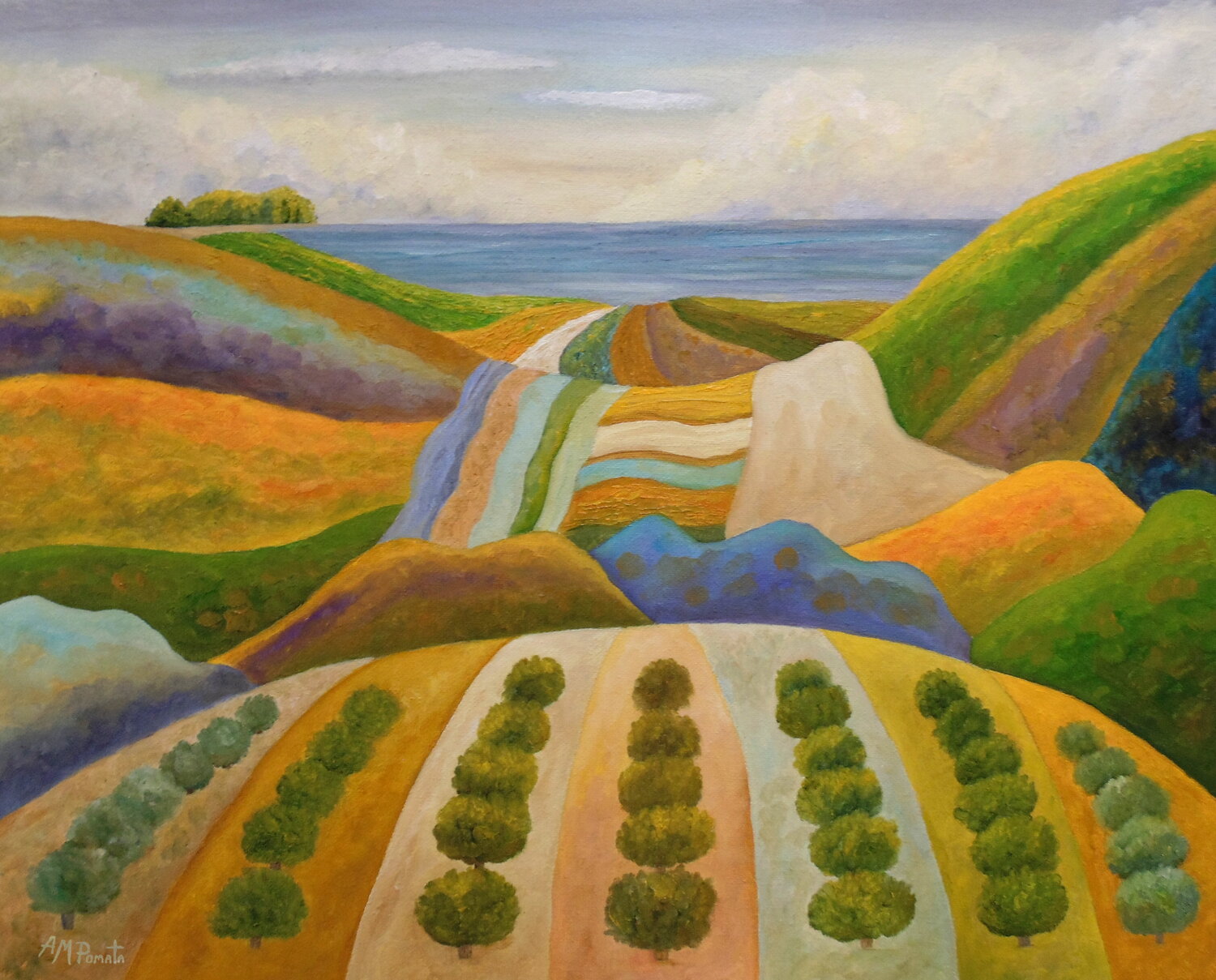 Closer Than You Deem Angeles M. Pomata Original painting for sale