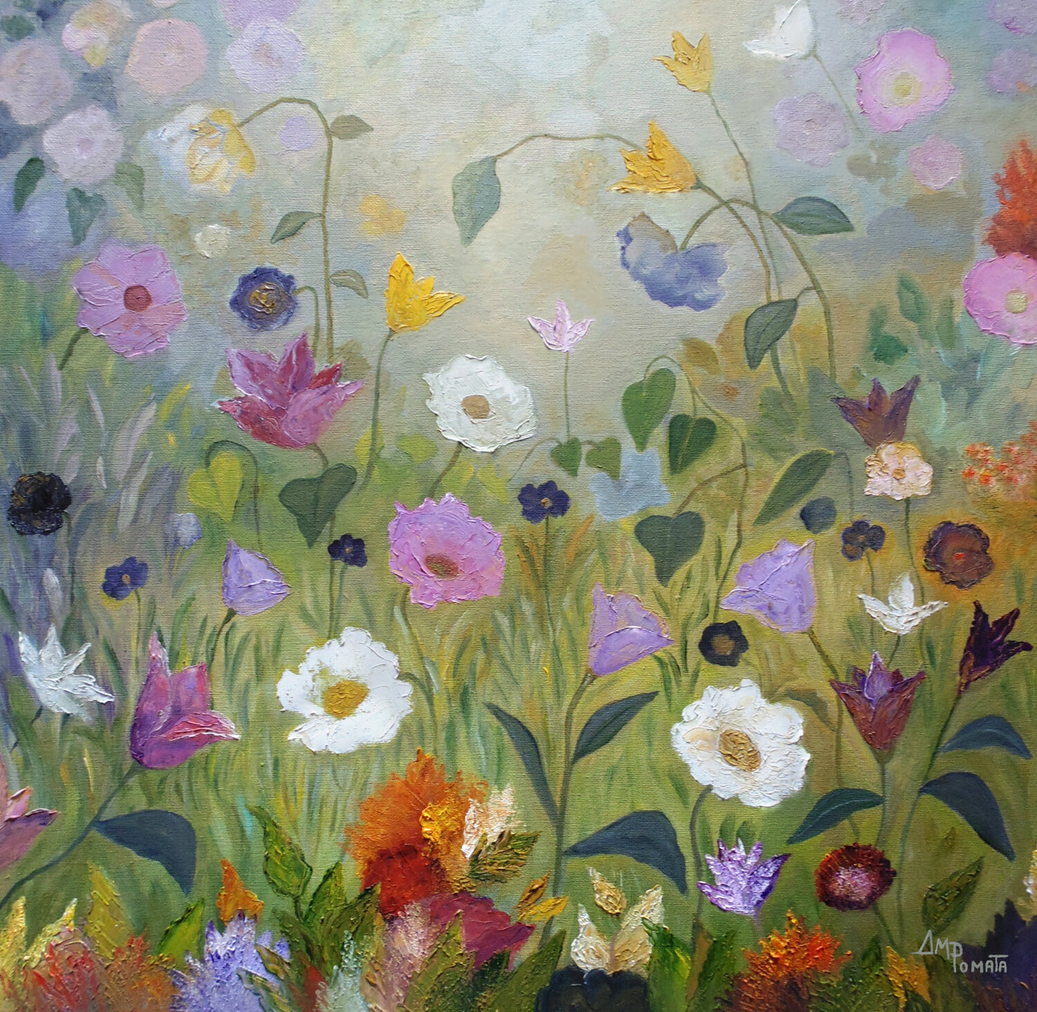 Eager Spring Angeles M. Pomata Original painting for sale