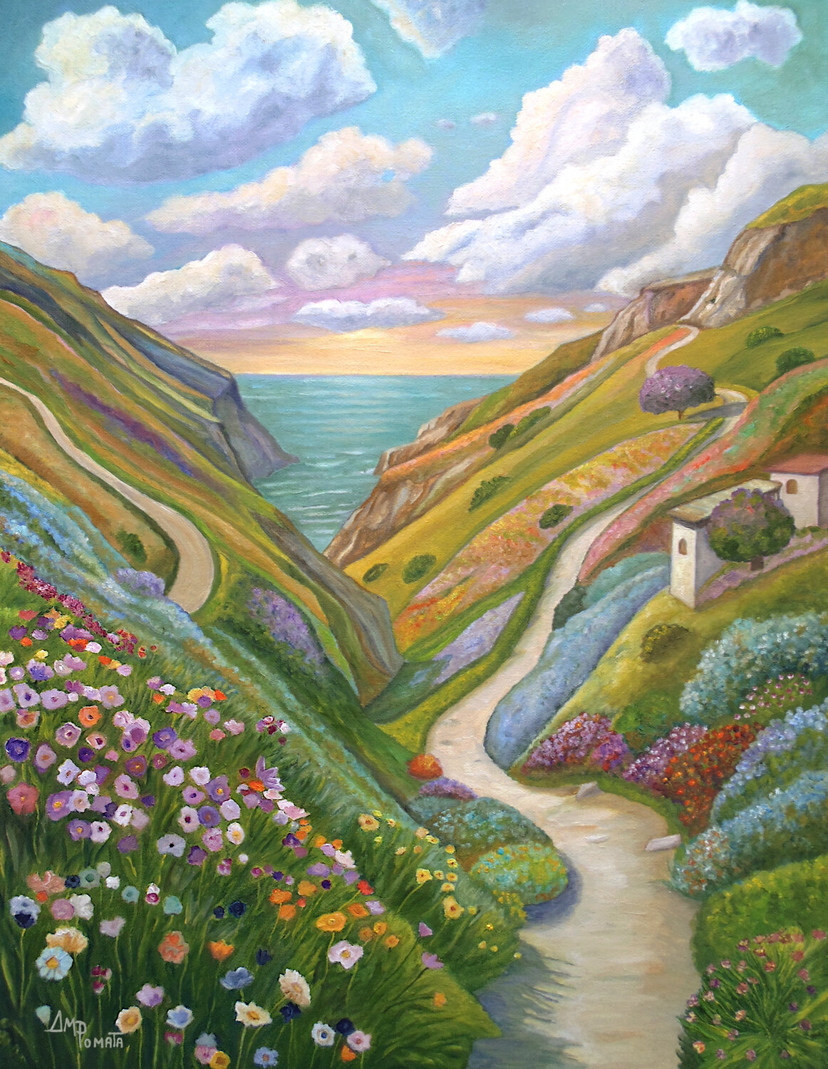 Rush Of Spring Angeles M. Pomata Original painting for sale