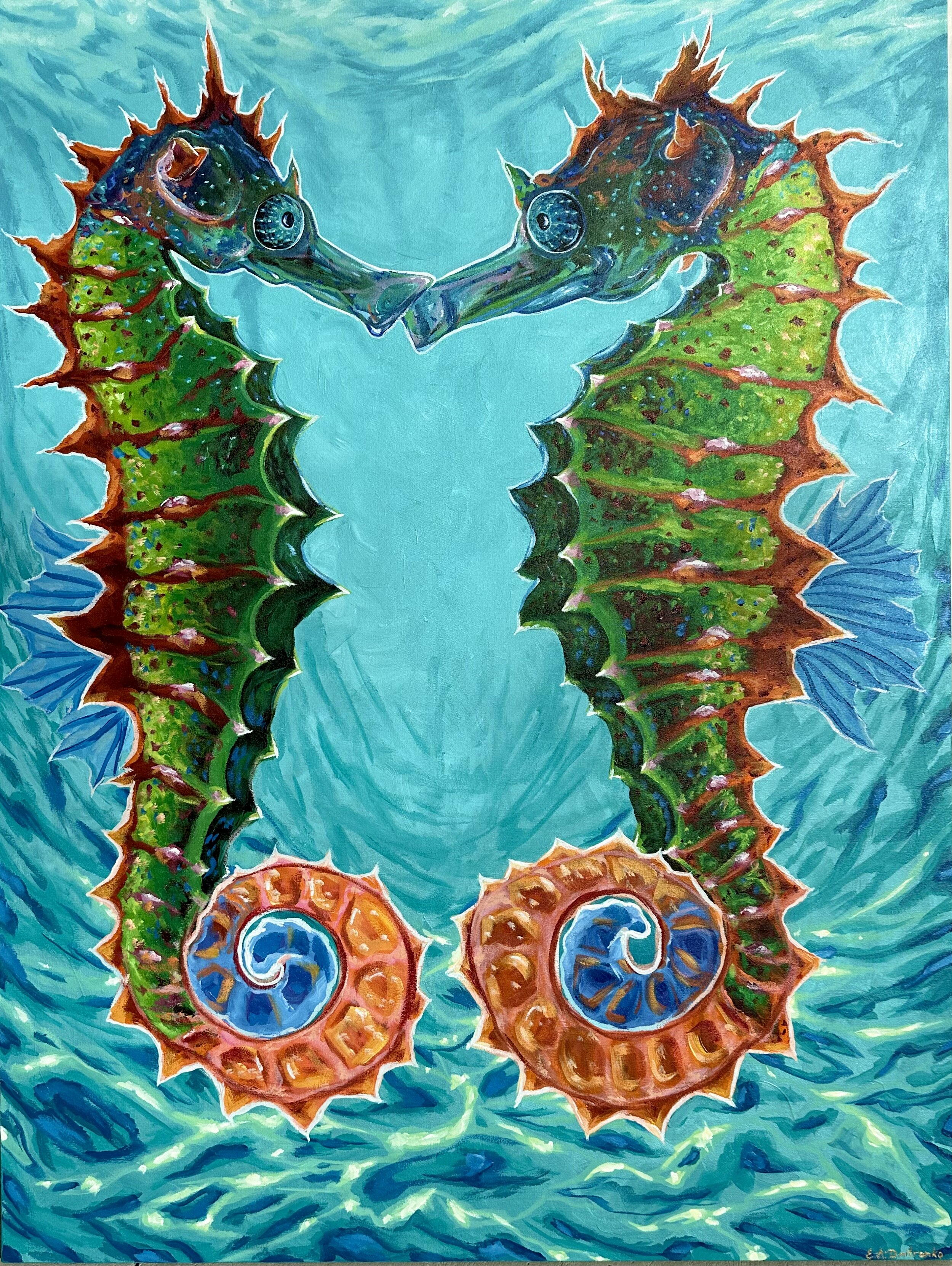 Topic Seahorse paintings