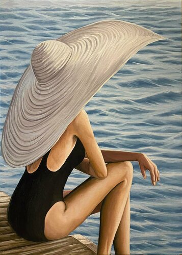 Pleasant moment by Elena Dmitrenko, Painting for Sale on Select