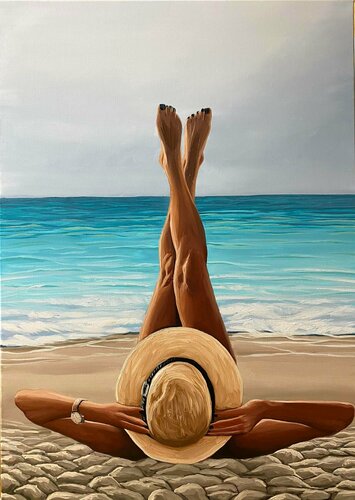 Perfect Summer day by Elena Dmitrenko, Painting for Sale on Select