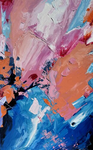 Colours blossom by Elena Dmitrenko, Painting for Sale on Select