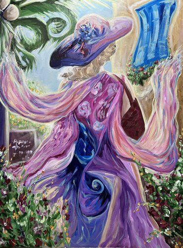 Walk to Paradise by Elena Dmitrenko, Painting for Sale on Select