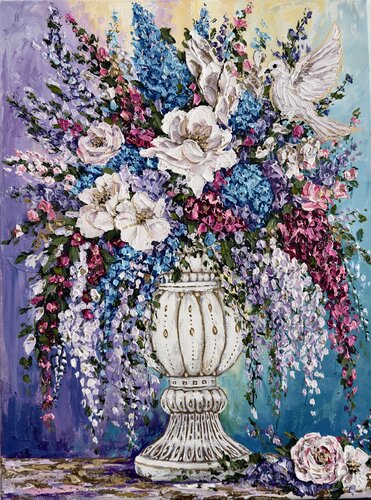 Blossoming by Elena Dmitrenko, Painting for Sale on Select