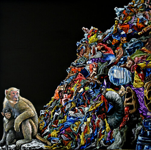 This is our home , right? by Elena Dmitrenko, Painting for Sale on Select