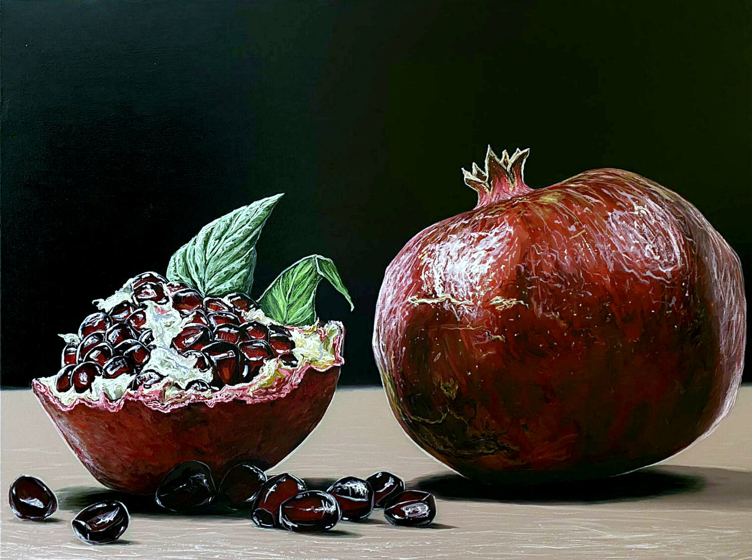 Pomegranate 2 Elena Dmitrenko Original painting for sale