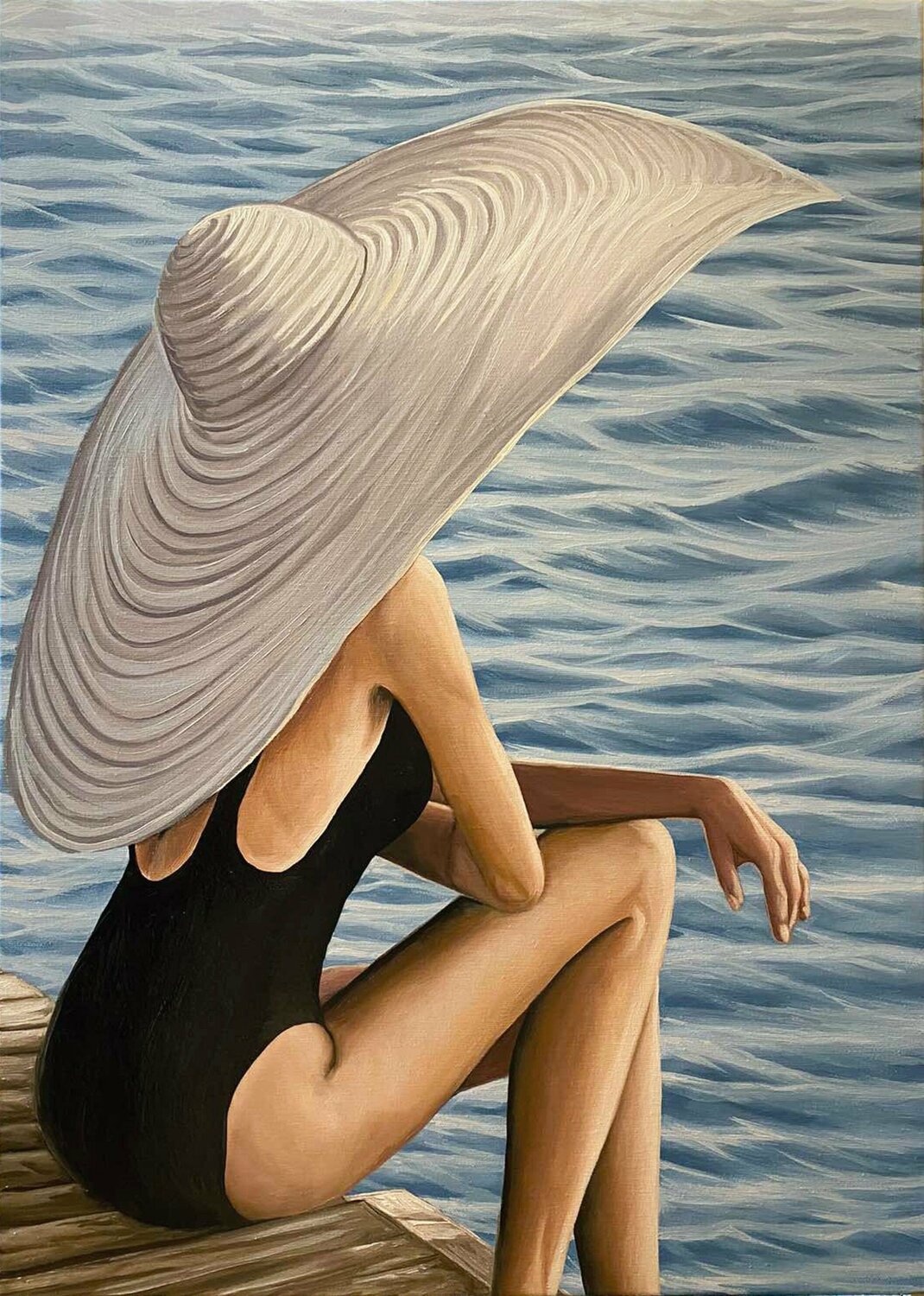 Pleasant moment Elena Dmitrenko Original painting for sale