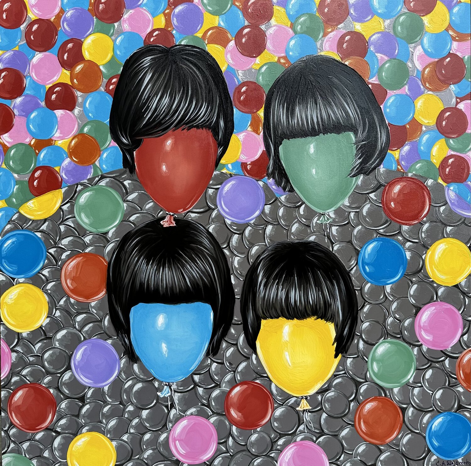 The Beatles Elena Dmitrenko Original painting for sale