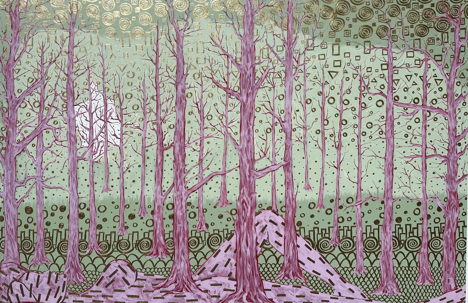 Connected Elena Dmitrenko Original painting for sale