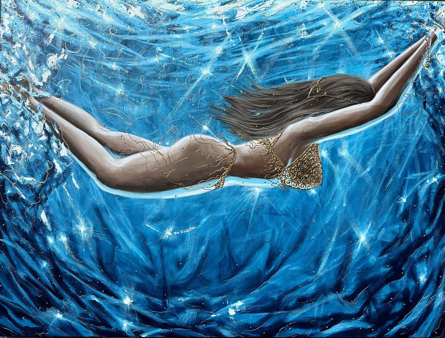 Serena Queen Elena Dmitrenko Original painting for sale