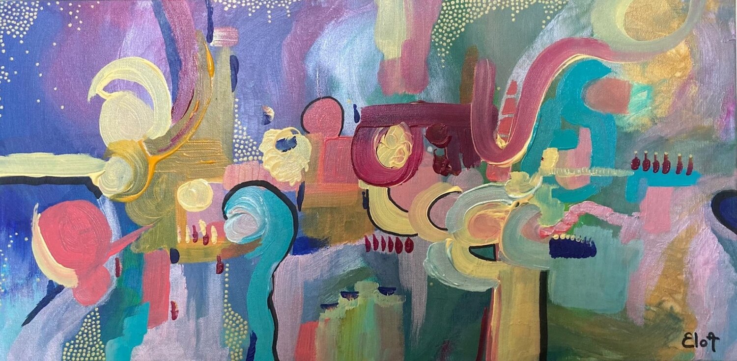 De l'ombre vers la lumière EloA A Original painting for sale