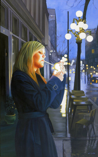 Souvenirs d'une soirée d'automne by Francesco Capello, Painting for Sale on Select