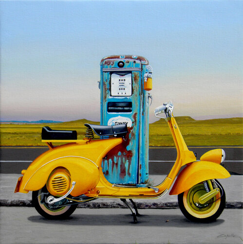 Rifornimento? by Francesco Capello, Painting for Sale on Select