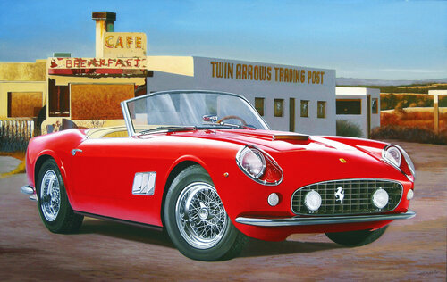 FERRARI CALIFORNIA by Francesco Capello, Painting for Sale on Select
