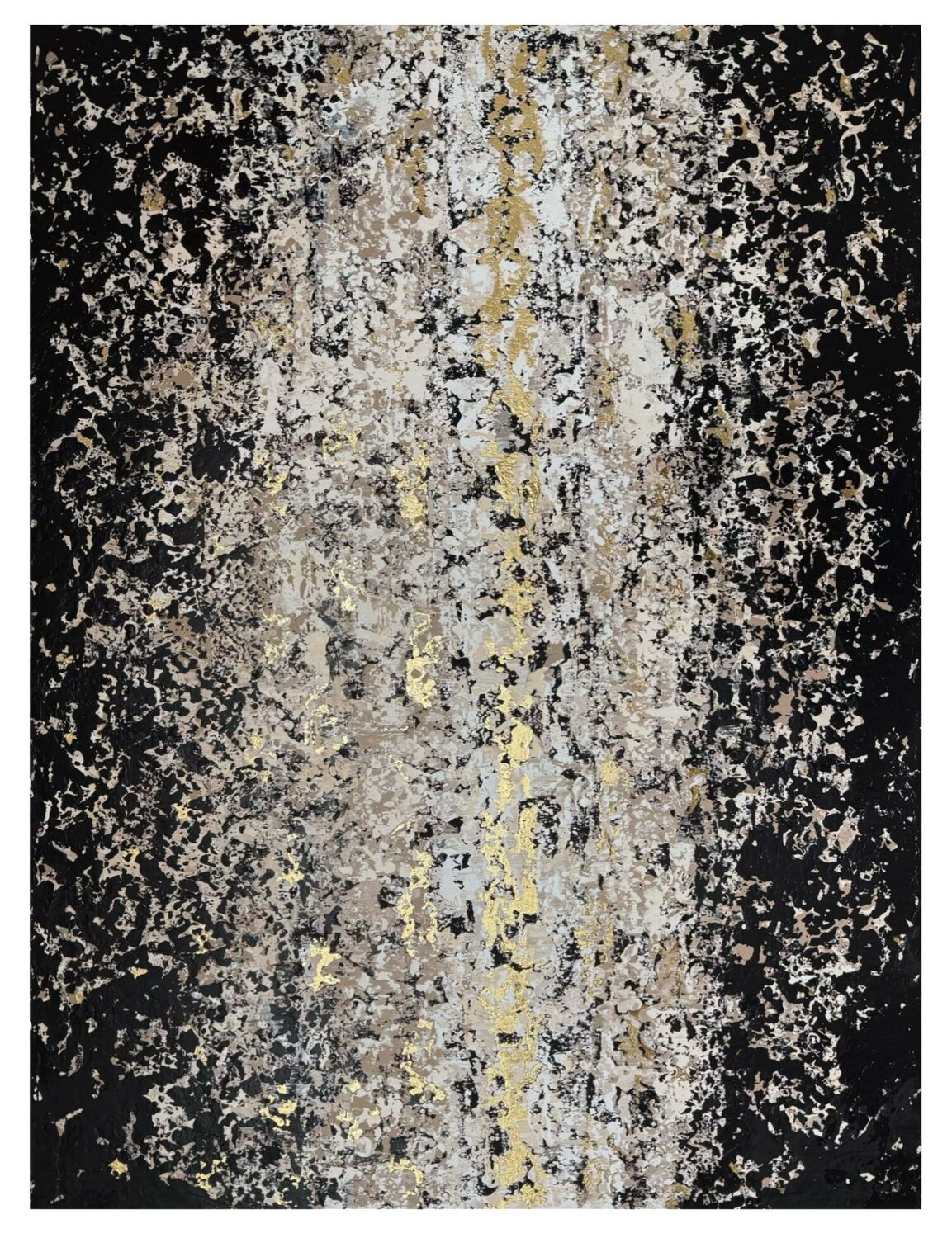 Connection (23k gold leaf) Marella Hesseling Original painting for sale